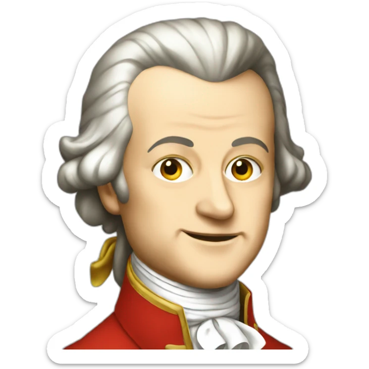 Mozart sticker