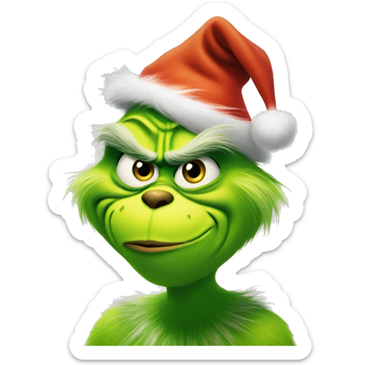 Grinch sticker
