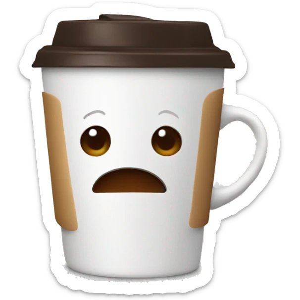 Coffee sticker