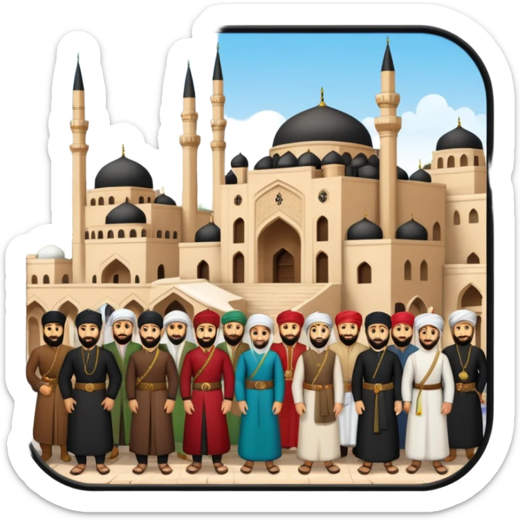 The Ottoman Empire in the year 1453The year of the Ottoman Empire 1453  sticker