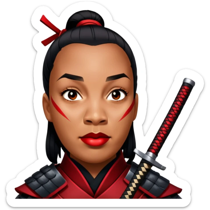Fierce Samurai sticker