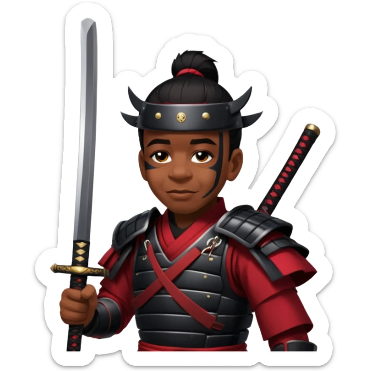 Fierce Samurai sticker