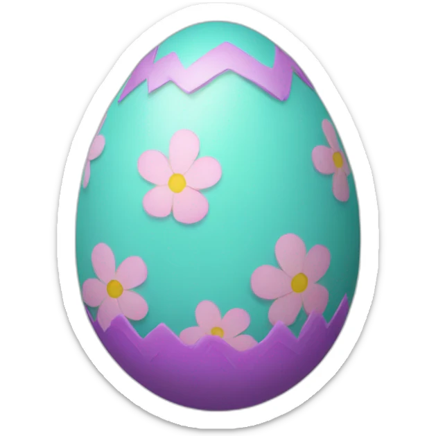 easter egg sticker