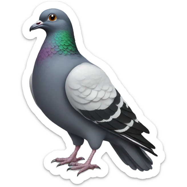 Pigeon sticker