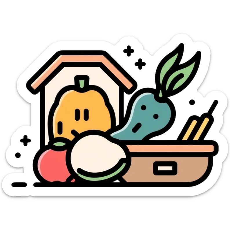 main market of Asia sticker