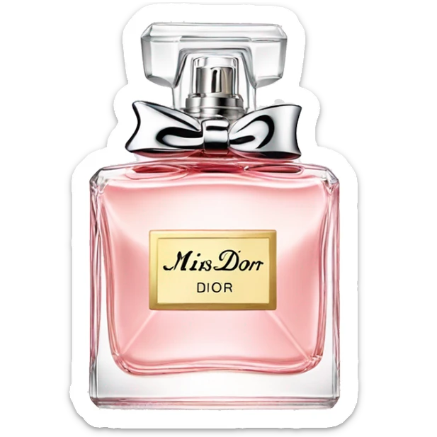 Miss dior perfume sticker