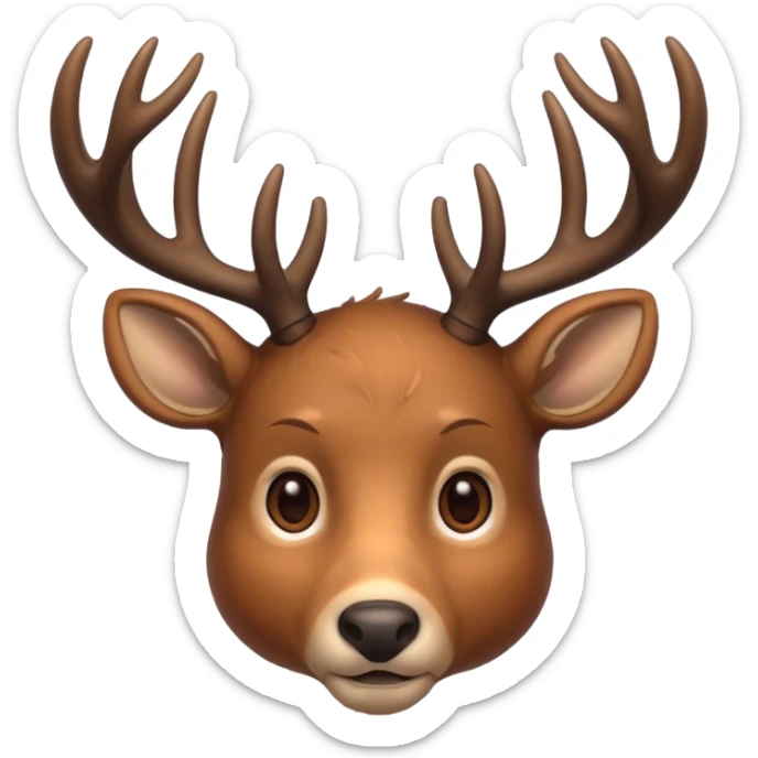 Deer sticker