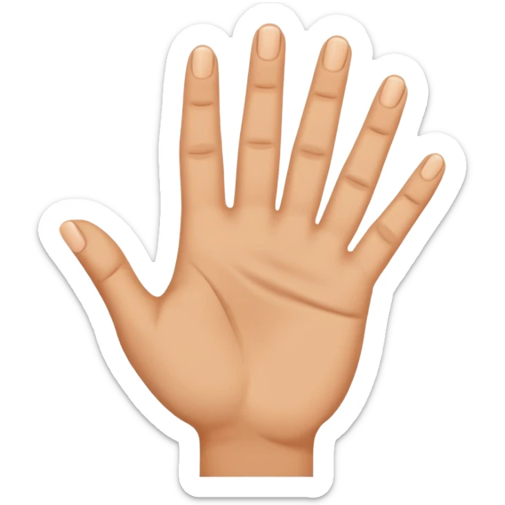 I want an emoji that looks like 🤌🏻👌🏻🤏🏻but i want that the the middle vinger touches the tumb and the other vingers dont. sticker