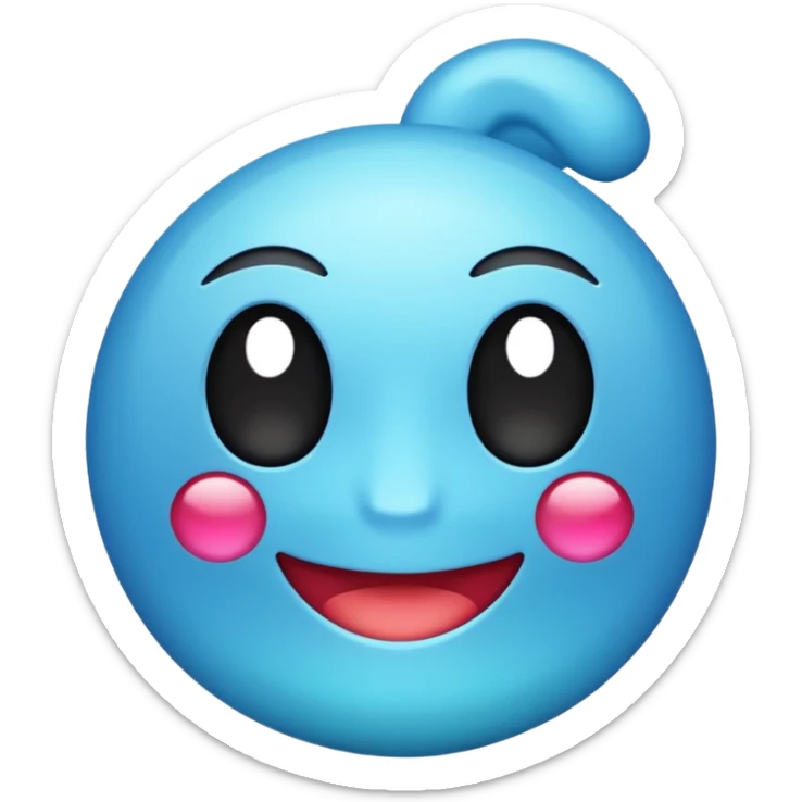 Crea un emoji de la verificación de tik tok con el bien  sticker