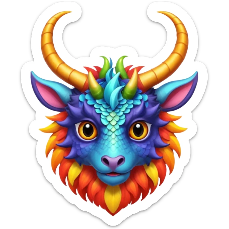  exotic Fakémon-Pokémon-Dutch-Angel-Dragon-Wickerbeast-Grem2-Sergal-Trico-Vernid-creature sticker