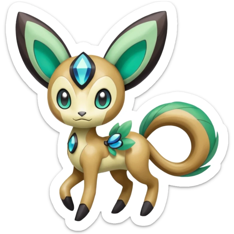 Meloetta-Inteleon-Keldeon-Pokémon-Fakémon-fusion-hybrid-creature sticker