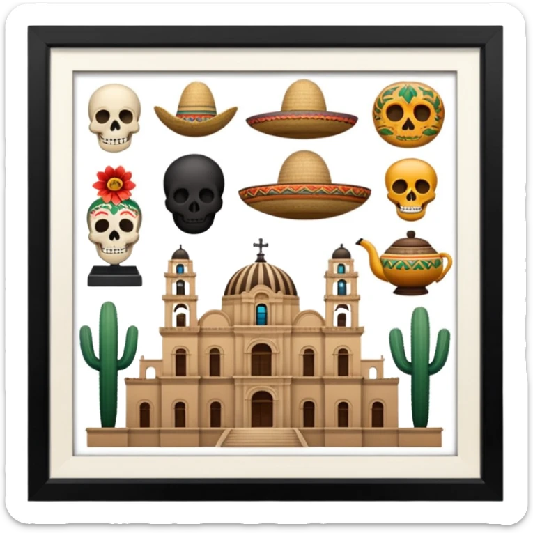Day o the death, missing people, hereditary movie, museum,tacos,culture,museum in mexico sticker
