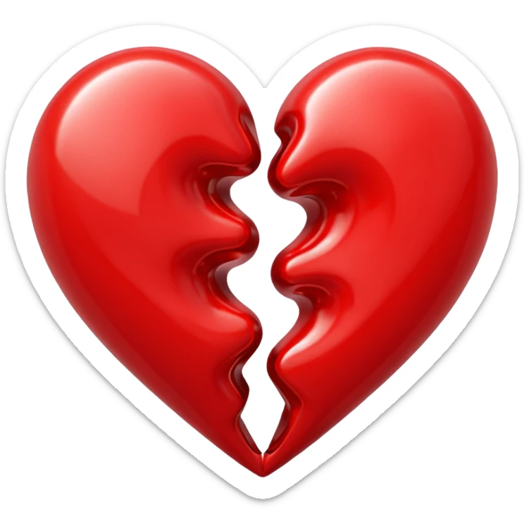 two hearts emoji sticker