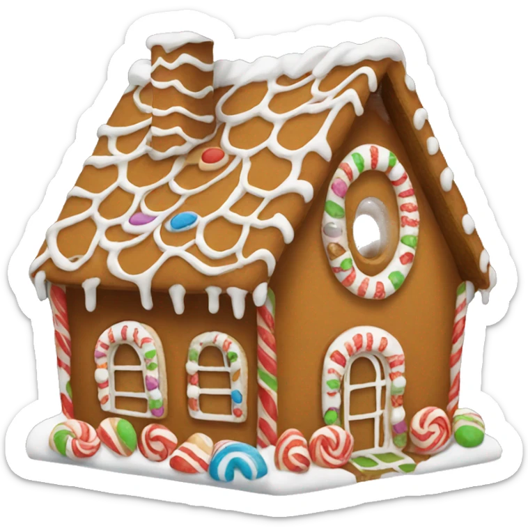 gingerbread house sticker