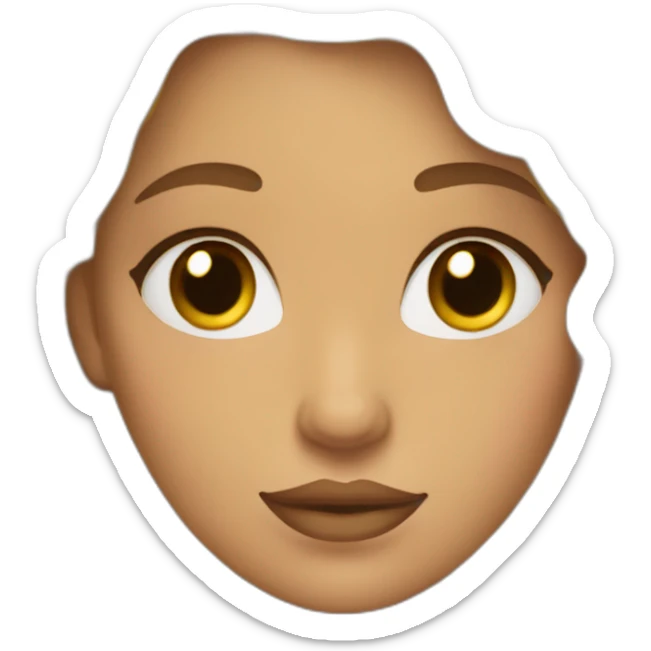 starry-eyed plus-sized woman with blonde wavy hair sticker