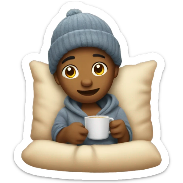 Cozy emojis sticker