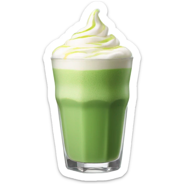 matcha latte sticker