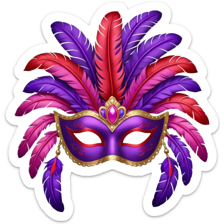 carnival-mas-costume,-red,-purple-and-pink-preferably,-full-costume-feathers-at-the-back- sticker