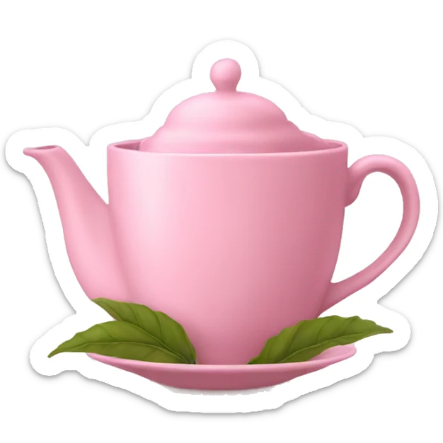 Powder Pink Tea sticker