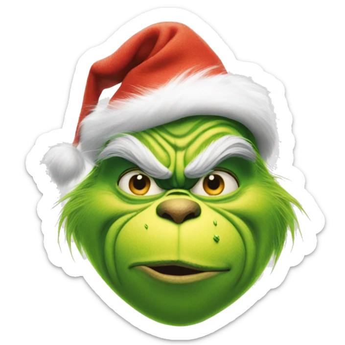 The grinch sticker