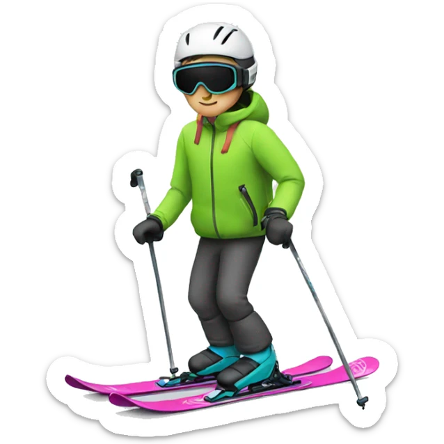ski sticker