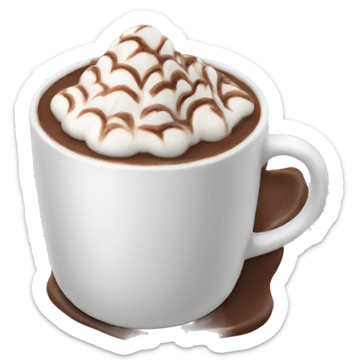 Hot chocolate  sticker