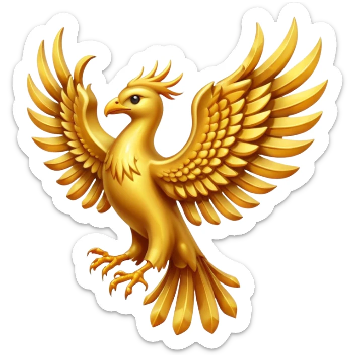 phoenix symbol/embelem/brosch sticker