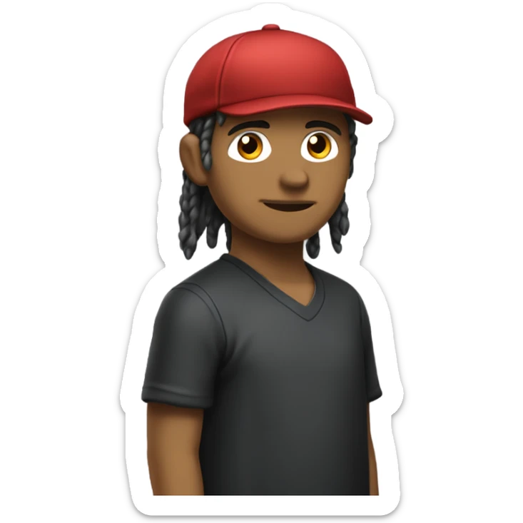 billard, tibetin, 20 ans, yeux bridés, cheveux longs frisés, casquette noir sticker