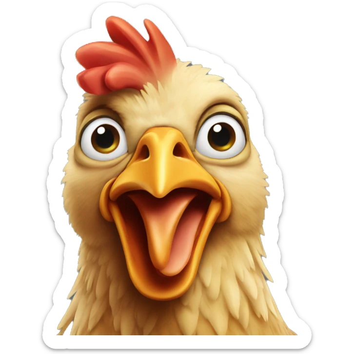 Chicken sticker