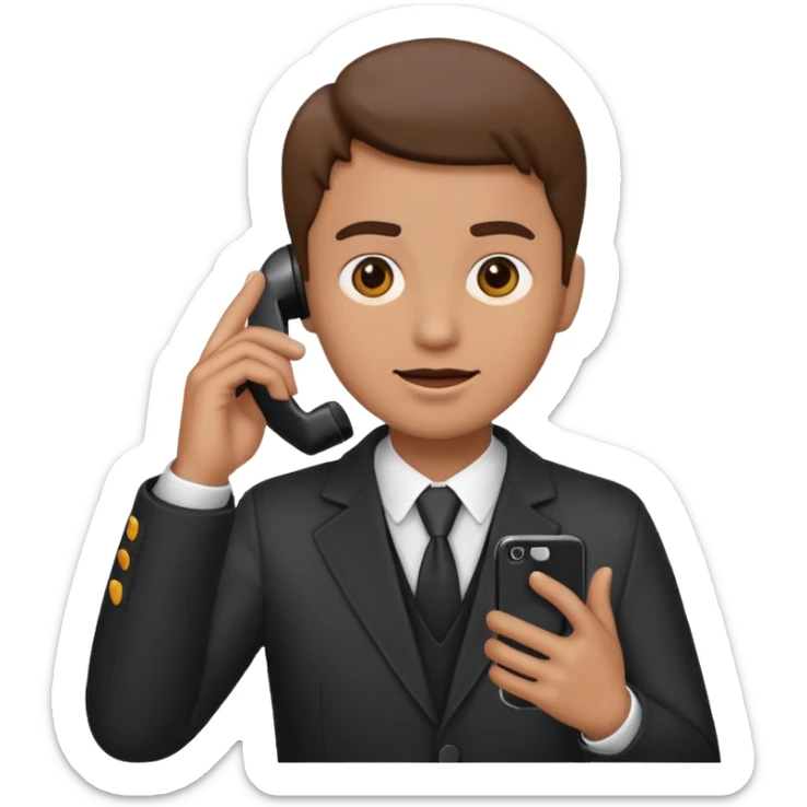 Call karta hua ek emoji stylish aur phone tarah Se ek calling hath video emoji create sticker