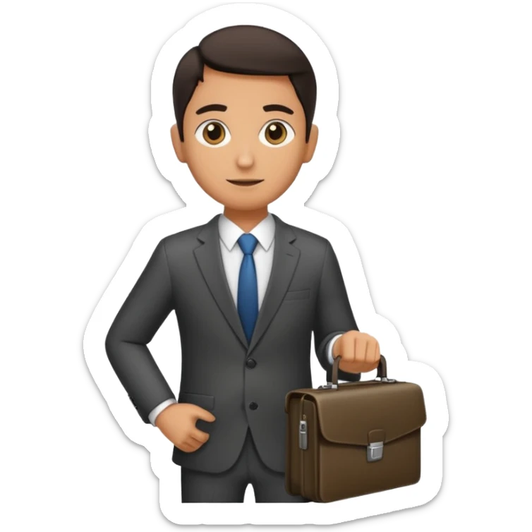 an emoji of this person at a street called "CALLE MALDONADO" sticker