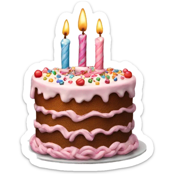 Birthday cake  sticker