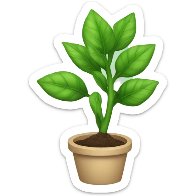 Plant sticker