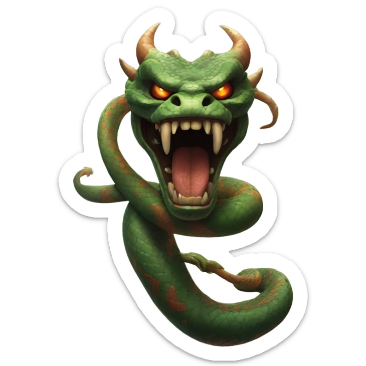 Demon face , Naga Yaka (Snake Demon) 🐍🌟🐉
Trusted Member
Trustworthy members who have earned the community's confidence. sticker