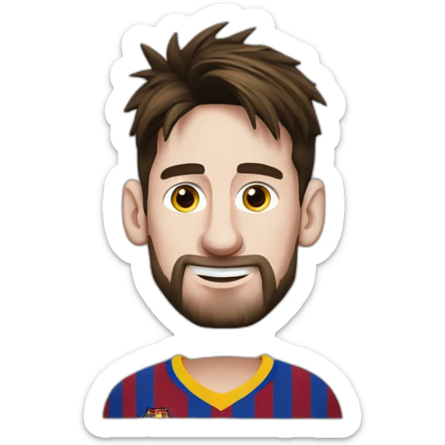 messi, madrid sticker
