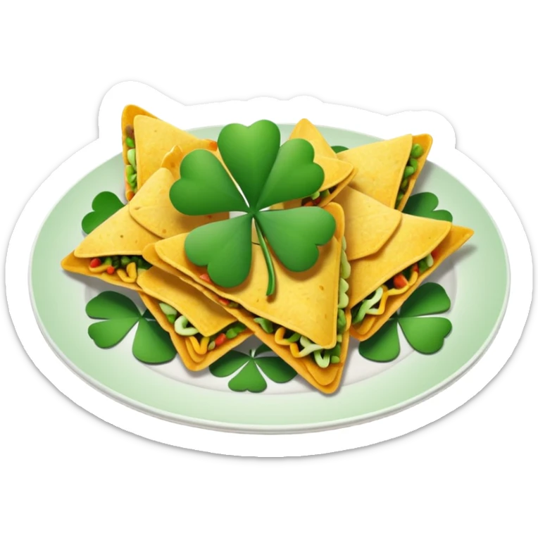 Saint Patrick's day Nachos sticker