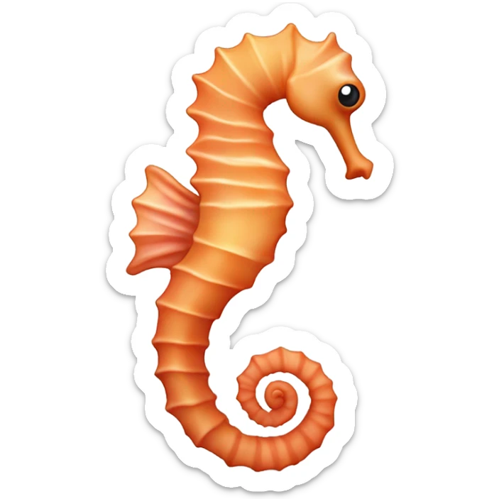 sea horse sticker