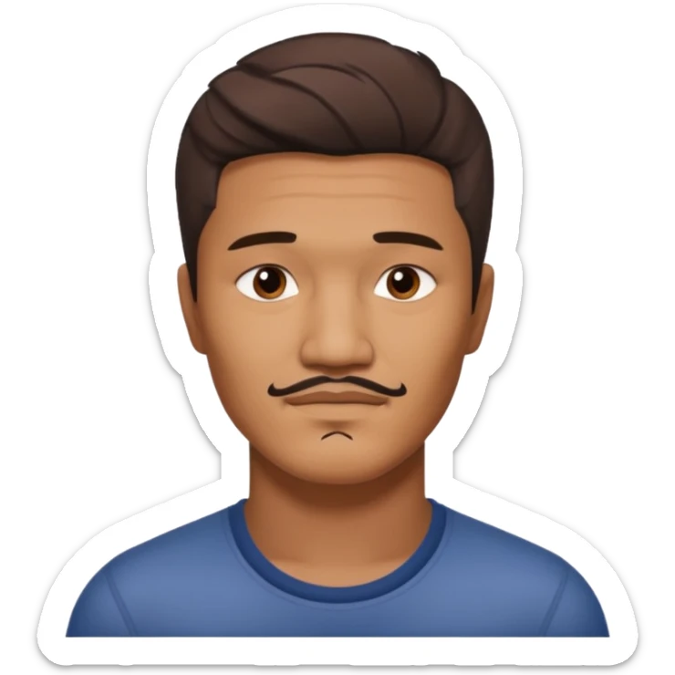 Pinoy version kahawig ni Pedro Pascal 25 years old fade hair cut sticker