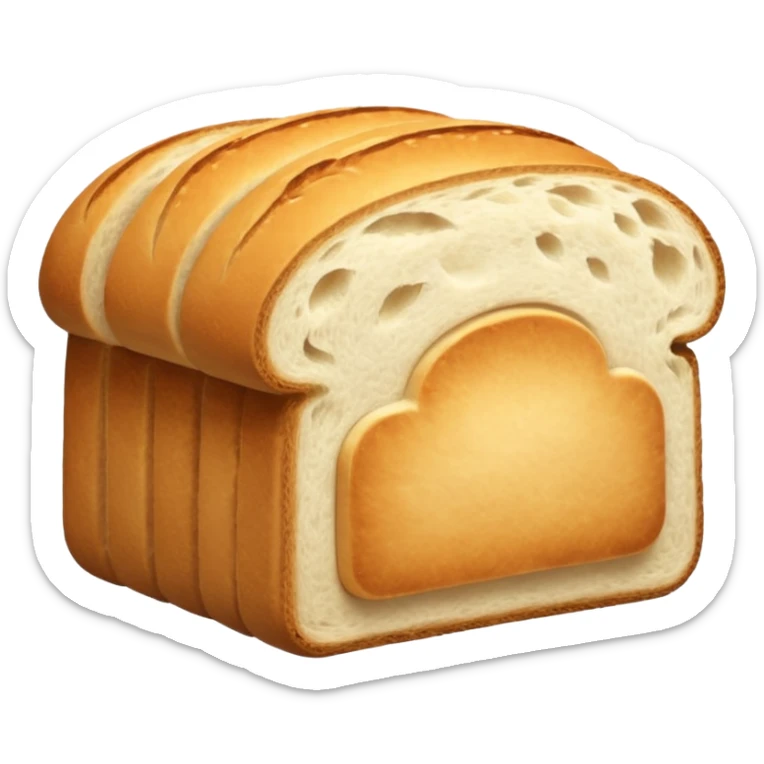 sliced bread sticker