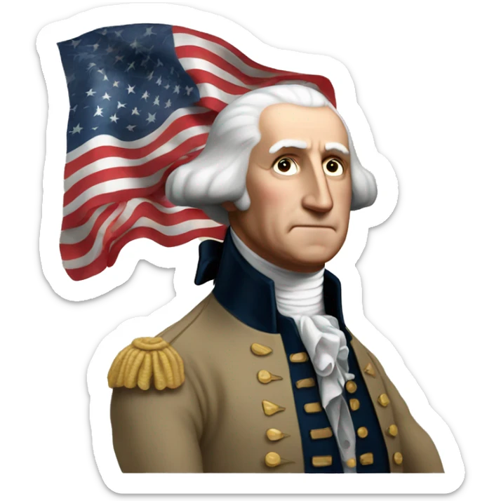 george washington sticker