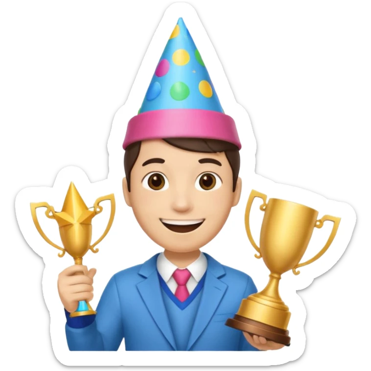 puedes hacer un emoji de la celebracion de poniendose la corona de lamine yamal sticker