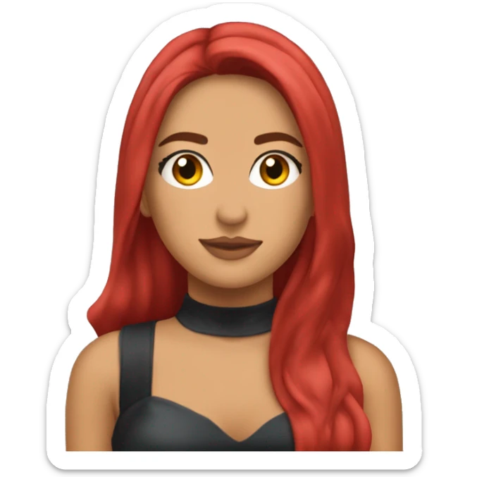 Carolina Giraldo Navarro, known professionally as Karol G, is a Colombian singer. Red straight Hair sticker