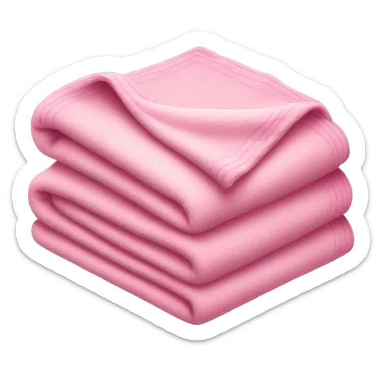 Pink blanket sticker
