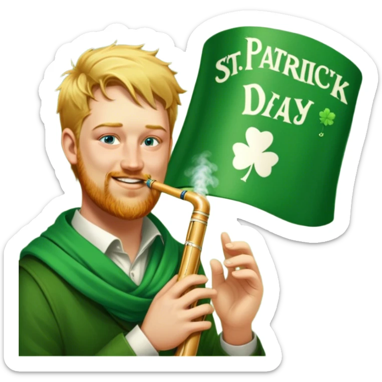 Celtic Piper sticker