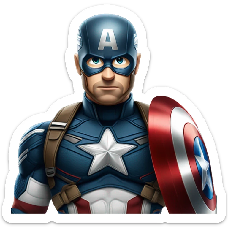 Captain America  sticker