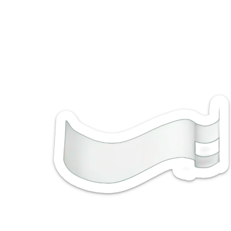 The flag of Andalusia with three horizontal stripes. The top and bottom stripe must be green, and the center stripe must be white. sticker