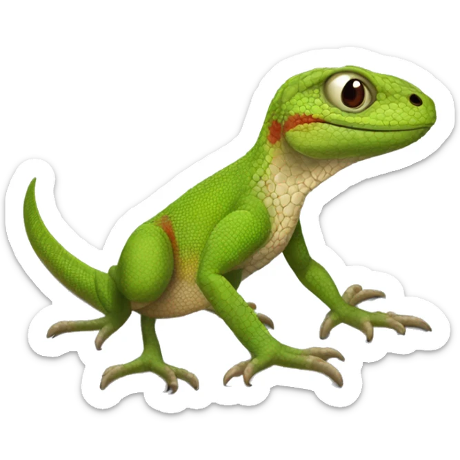 Diploglossus pleii, the Puerto Rican galliwasp, is a species of lizard of the Diploglossidae family endemic to Puerto Rico sticker