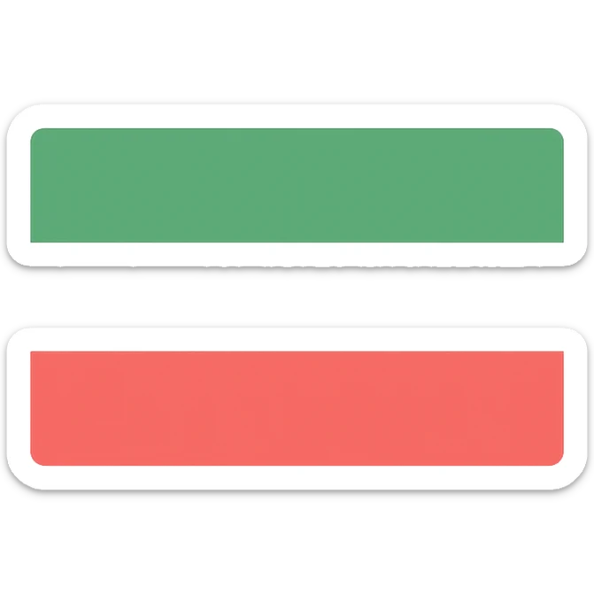 flag of North Rhine-Westphalia, horizontal tricolor of green, white, and red, no emblem, simple, flat, no text sticker