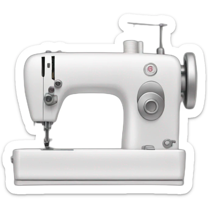 sewing machine sticker