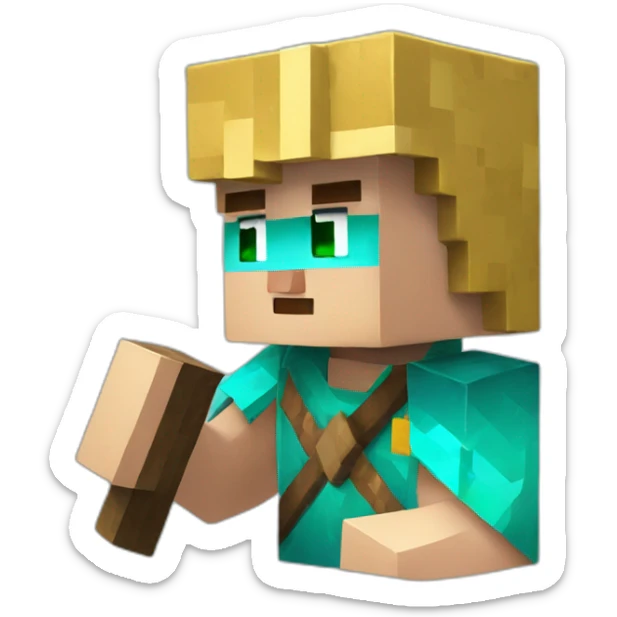 minecraft game sticker